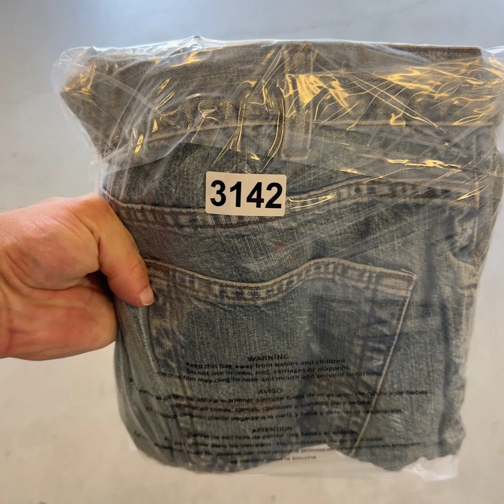 Sonoma Genuine Jean Co Mens Relaxed Fit Blue Denim Jeans 36x30